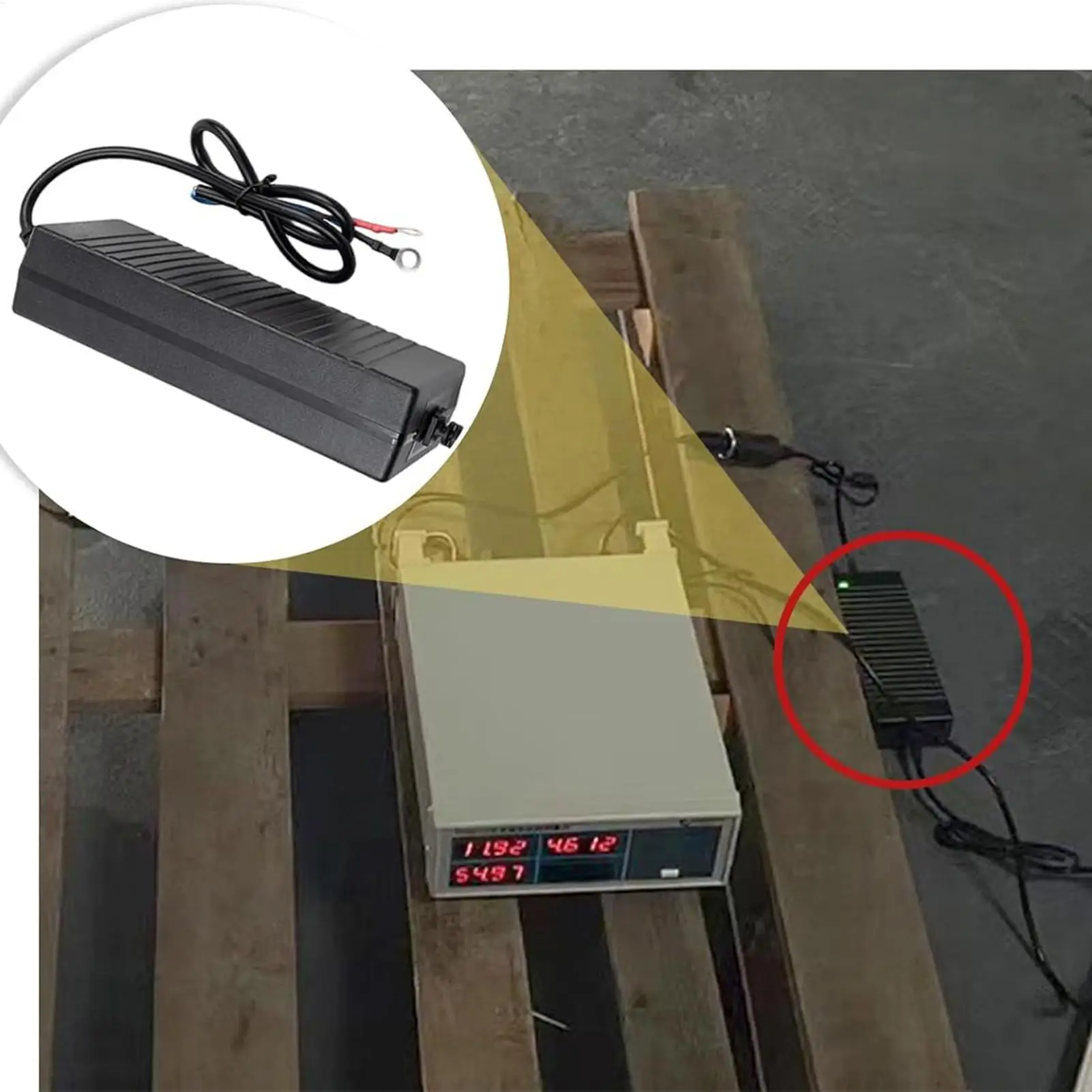 220V To 12V Car Heater Converter Portable Lightweight Safe Electronic Supplies Car Heater Energy Supply For Parking Camping Tent