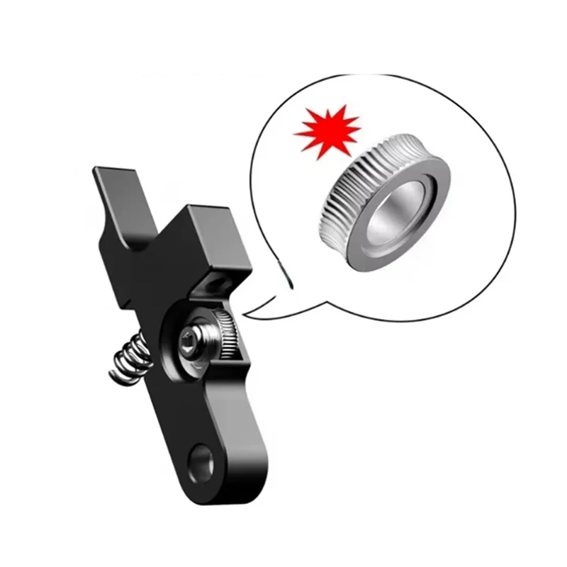 ABGR-обновленная металлическая шестерня экструдера для артиллерийского Genius Sidewinder X1 X2 Hornet Titan Aero, натяжной рычаг экструдера