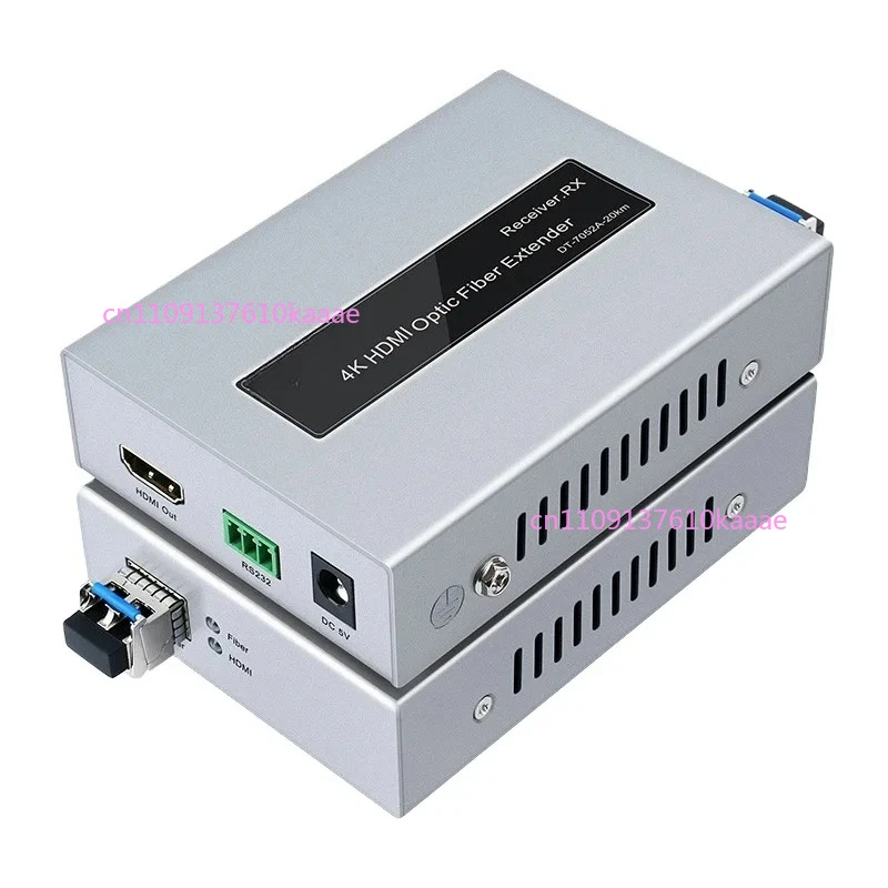 DTECH Wholesale Price 4K HDMI Optical Fiber Cable IR RS232 Control 4K@30Hz hdmi Fiber Extender 300M
