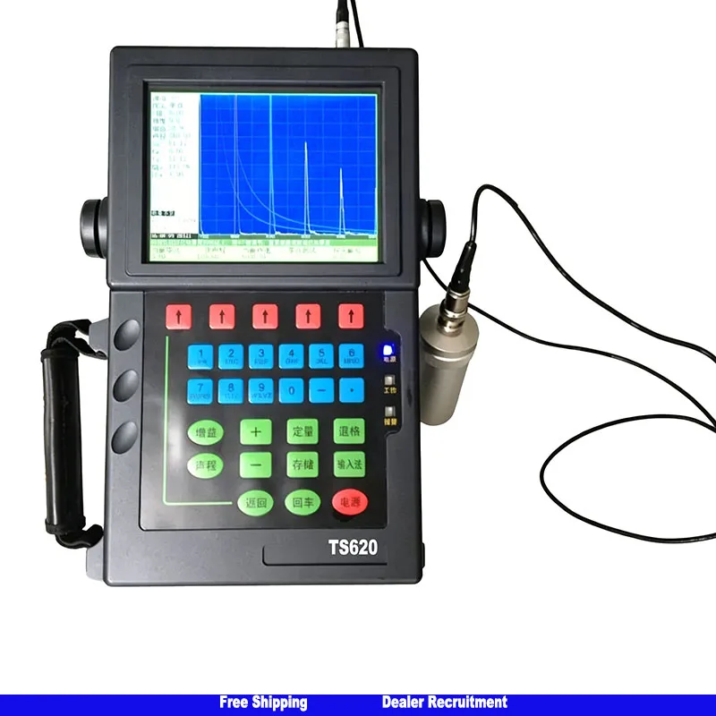 Bullzeye TS620 Portable UT Flaw Detector Industrial Digital Ultrasonic with Automated Calibration And Gain Feature