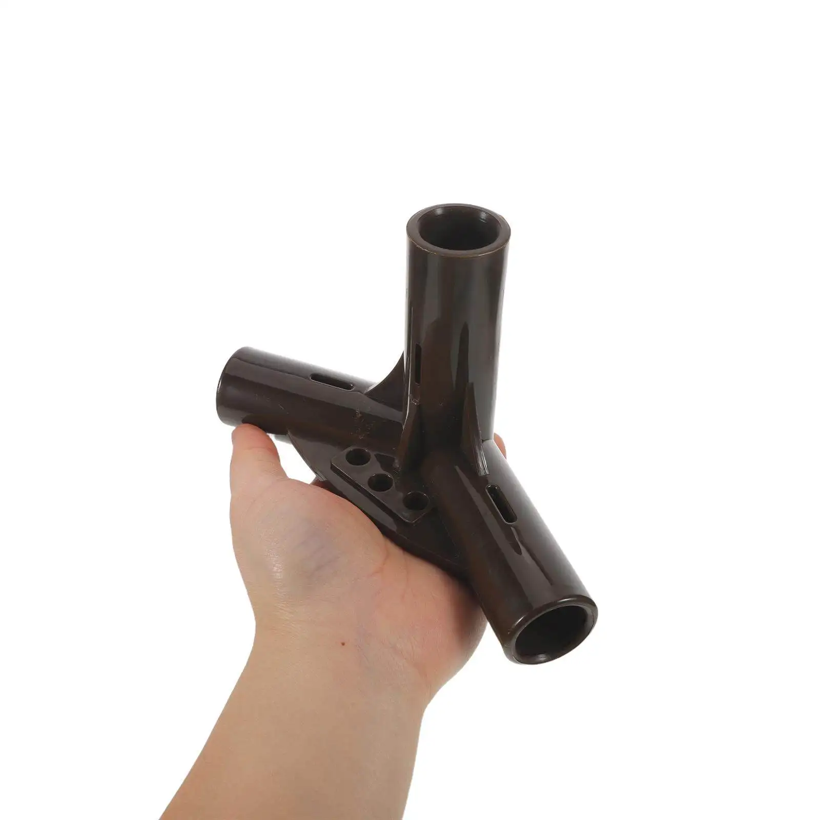 

УФ-стойкий пластиковый соединитель для палаточных стоек, трехсторонний Т-образный адаптер для навесов, теплиц, кемпинга, замена каркаса уличной палатки