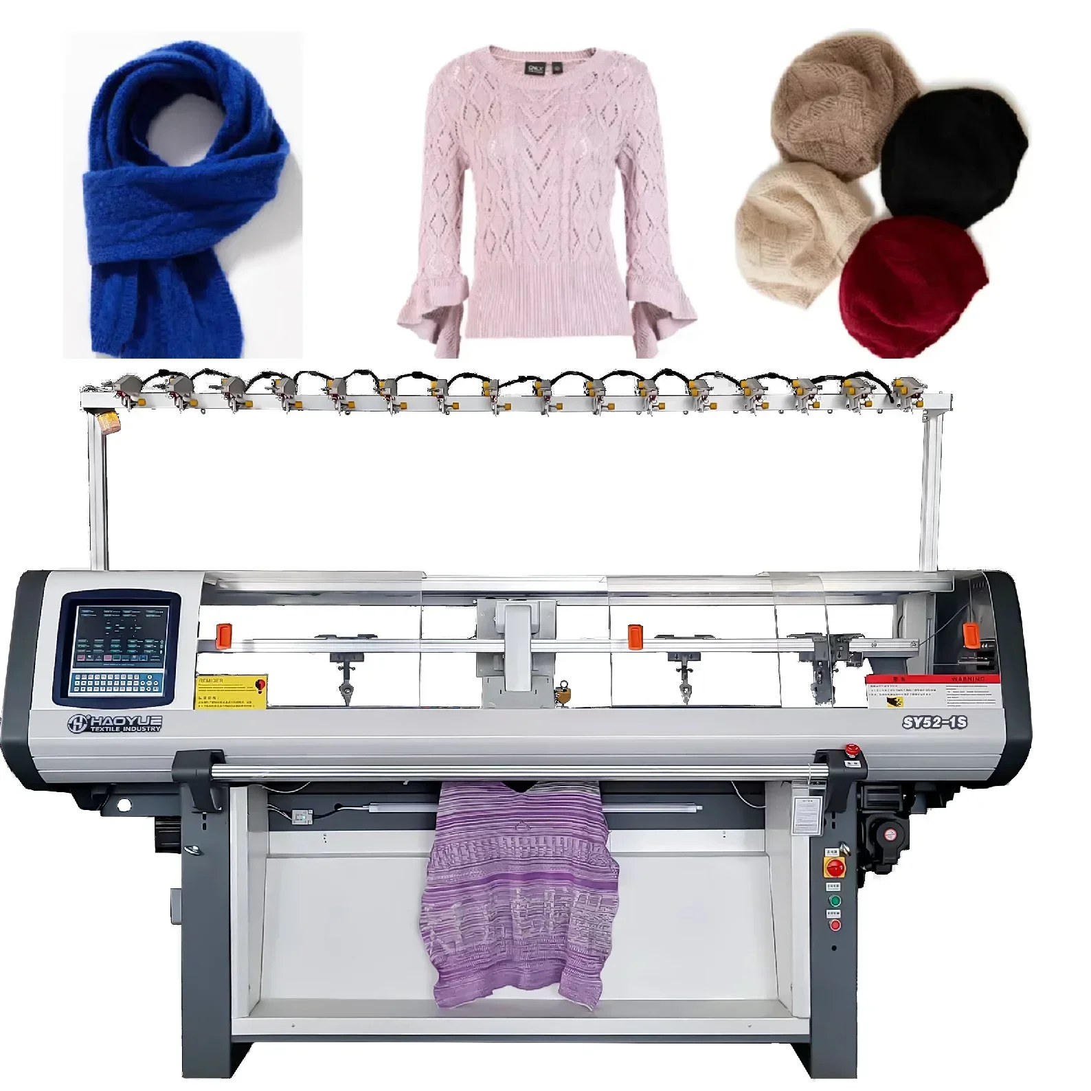 Factory automatic computer high speed computerized single RAYNEN system sweater flat knitting machine