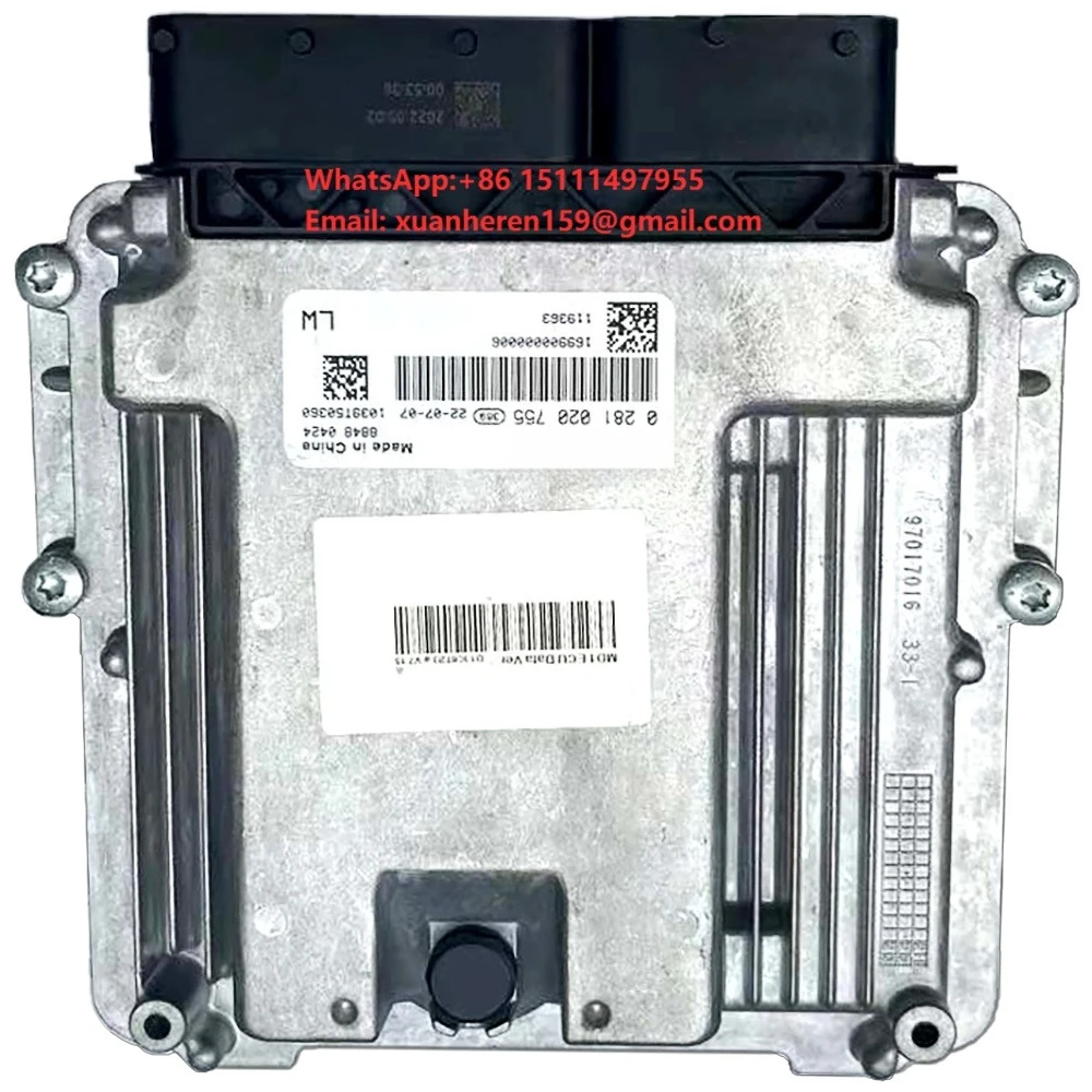 High Performance ECU 0281020755 Not Encrypt ECM New Electronic Engine Control Unit for Bosch for SANY Truck
