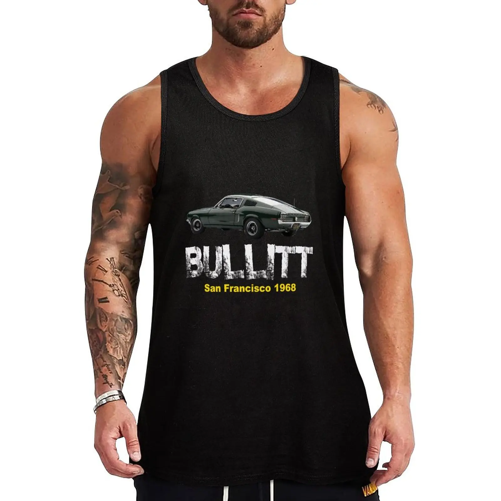 

Bullitt mustang classic american car Tank Top sleeveless vests new in tops & t-shirt