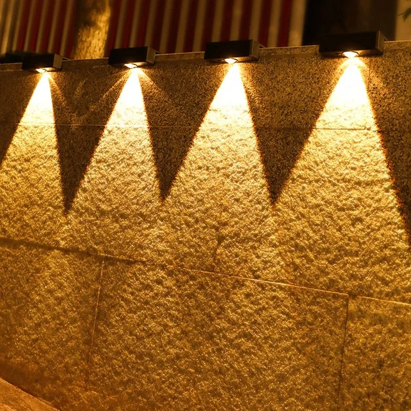 Nowa super jasna lampa ścienna na energię słoneczną Wodoodporna lampa ścienna na zewnątrz ogrodu na dziedzińcu Lampa ścienna Atmosphere Lamp — zdjęcie 6