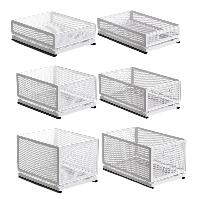 

Multipurpose Slide Out Cabinet Basket with Smooth Glides for Efficient Storage