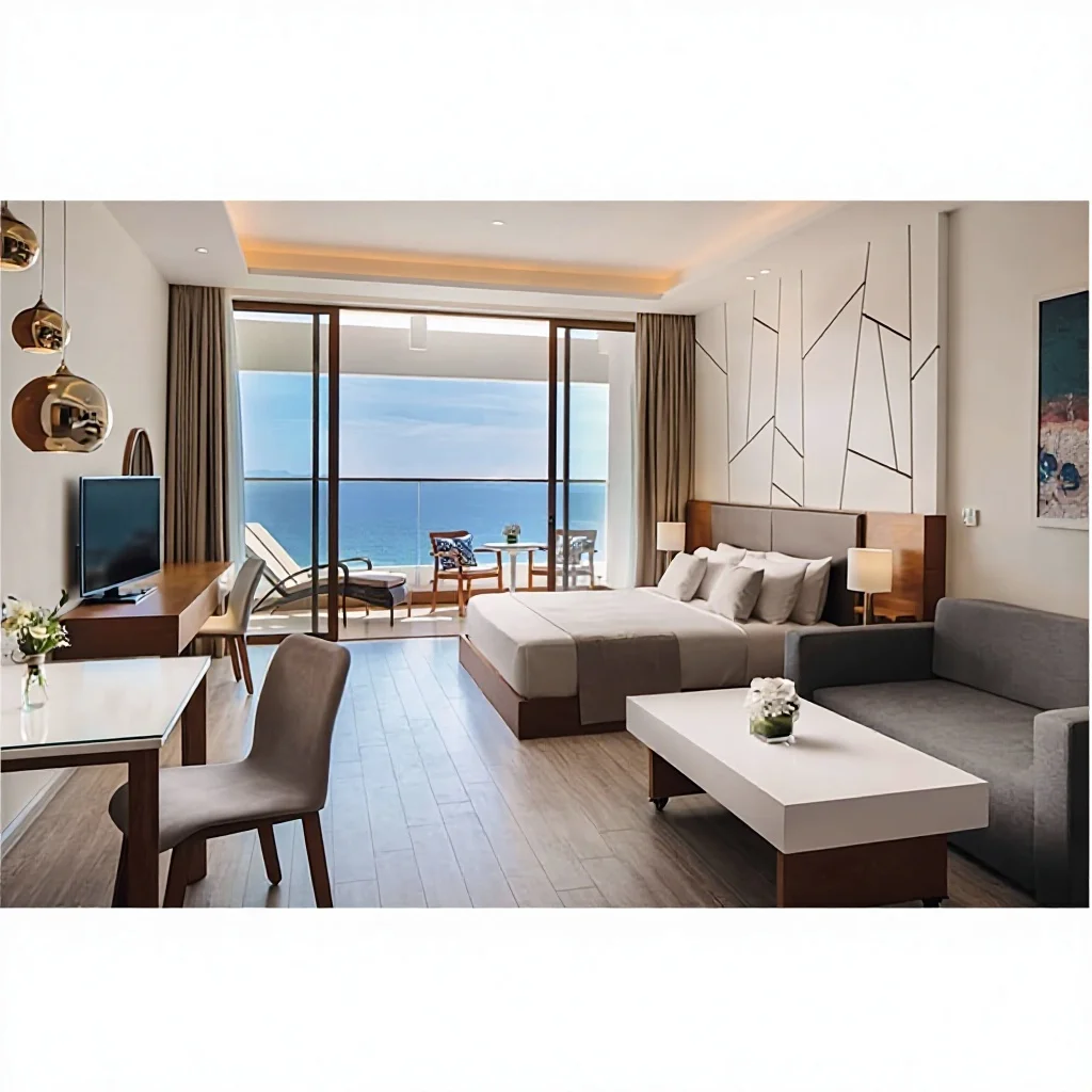 ej-3-5 Star Hotel Project Bedroom Solution Customizable Hotel Furniture Bulk Order Modern Commercial Hotel Bedroom%