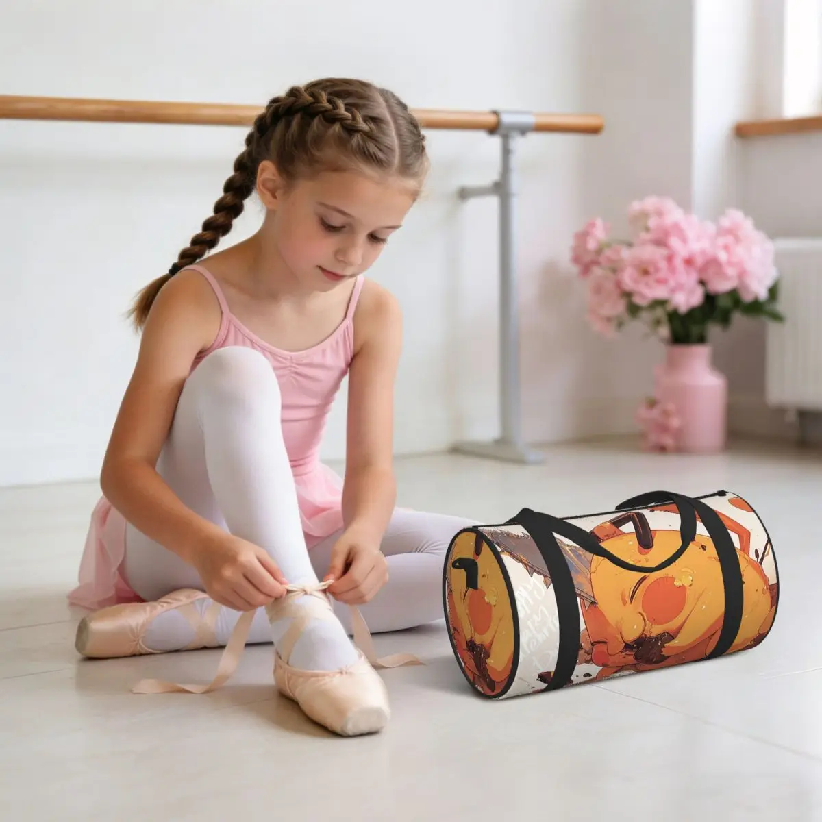 Chainsaw Man PochitaLuggage Bag Multi-Functional Duffle Tote Bag Handbags Gym Bags Fitness Bag for Boys Girls