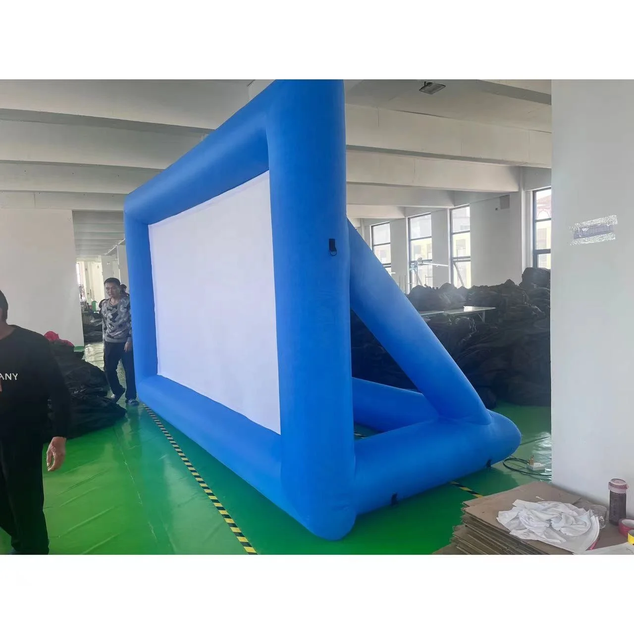 2026Outdoor & Indoor 17FT Waterproof Inflatable Oxford Cloth Projection Screen Factory Selling Wellpromote sales