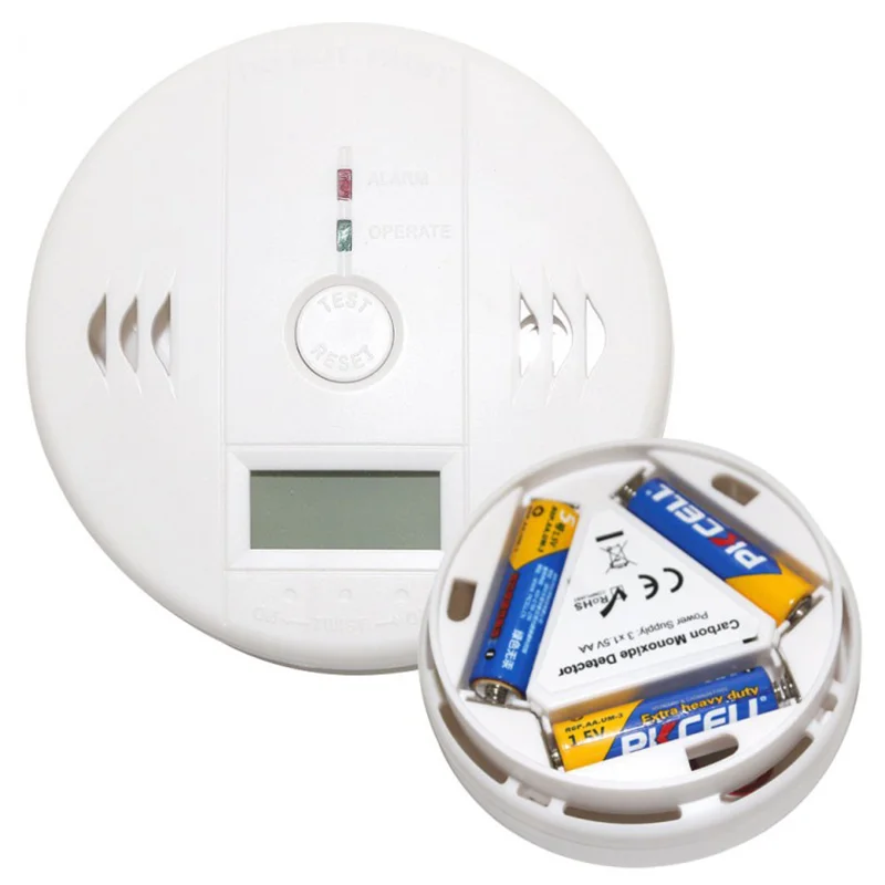 KC Certification genuine carbon monoxide alarm with dry cell Manual gas alarm sensor camping supplies motel fan Sook park Upso