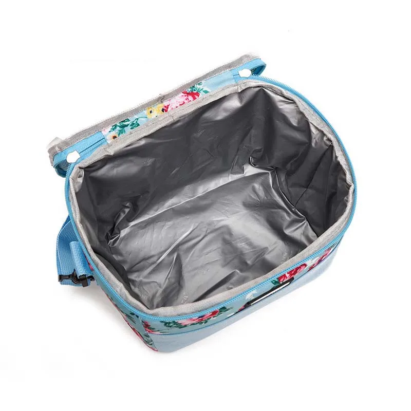 Oxford Hot Cooler Female Lunch Bag Printed Insulated Men Thermal Food Picnic Handbag Portable Shoulder Lunch Box Tote