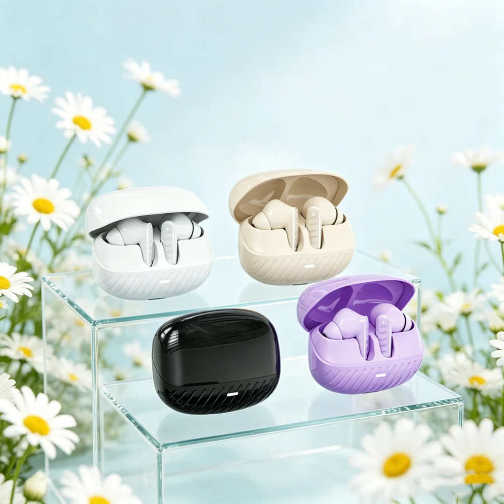 Nuevos Auriculares Inalámbricos TWS con Control Táctil, Baja Latencia, Reducción de Ruido, Auriculares Bluetooth con Llamadas HD, Auriculares Bluetooth Deportivos