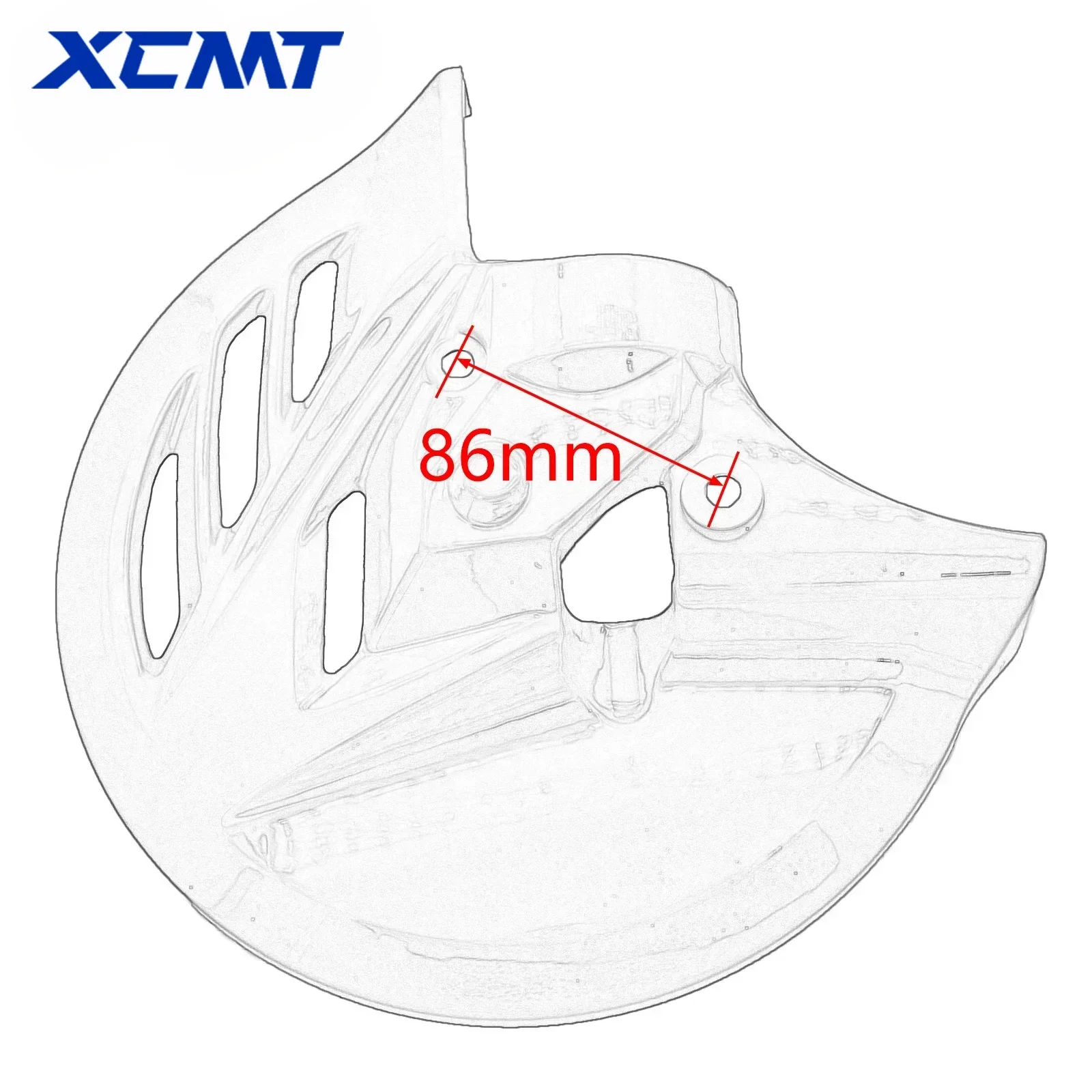 Motorcycle 270mm Front Brake Disc Protection Cover For Honda CRF 250R 450R 250RX Kayo T4 T6 250X 450L 450RWE 450RX 450X - view 5