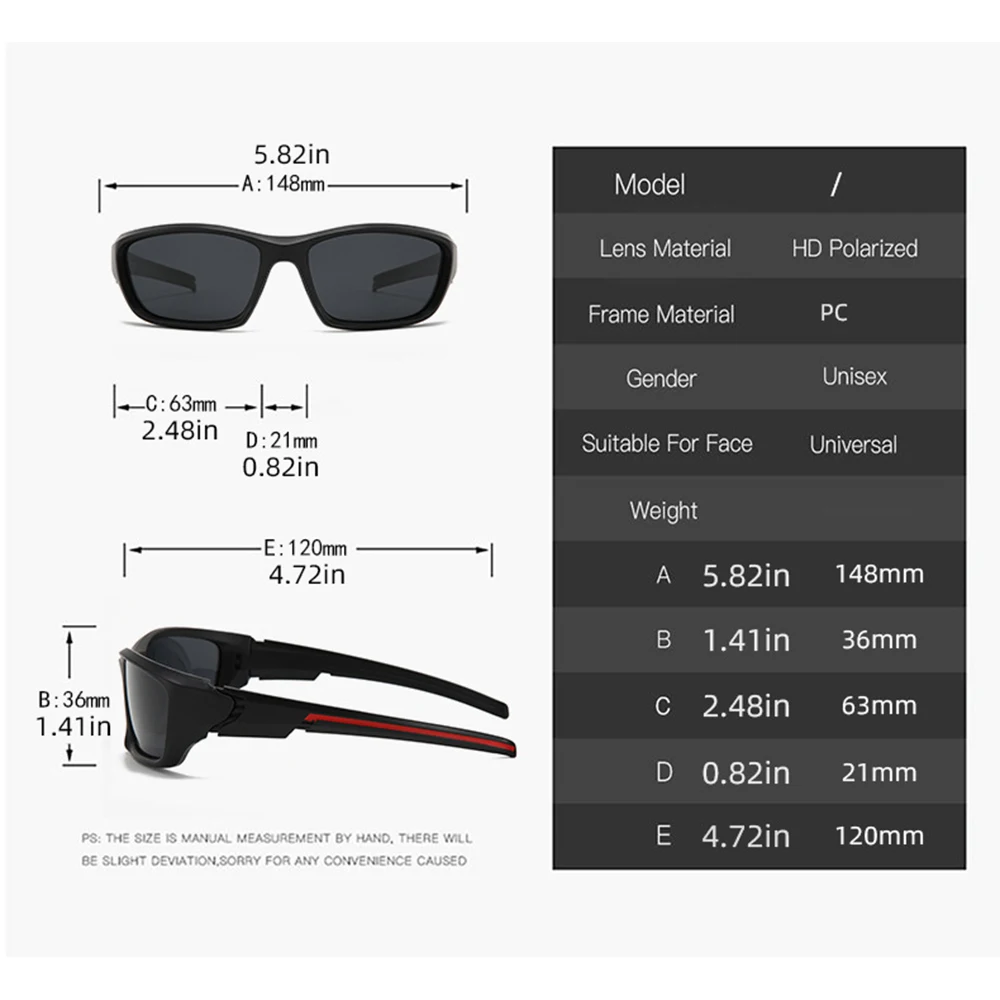 AliExpress NONE Polarized Outdoor Cycling Sports Glasses Men Fishing Sunglasses Anti Glare Driver Sun Glasses Men Women Cycling Glasses