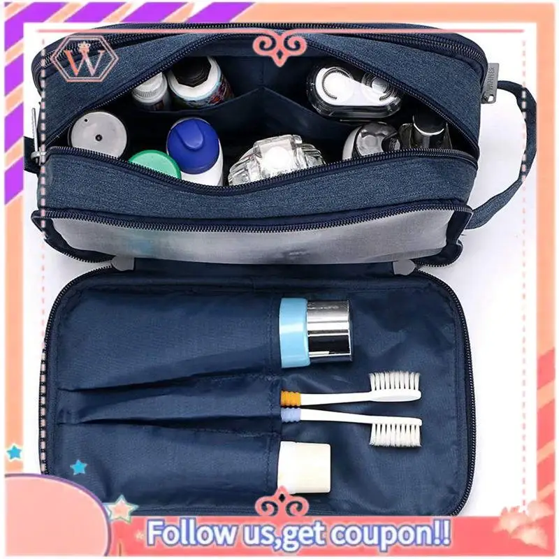 Travel Toiletry Wash Bag Dry & Wet Separation Gym Shaving Organiser Bag With 3 Compartments Highly Recommended