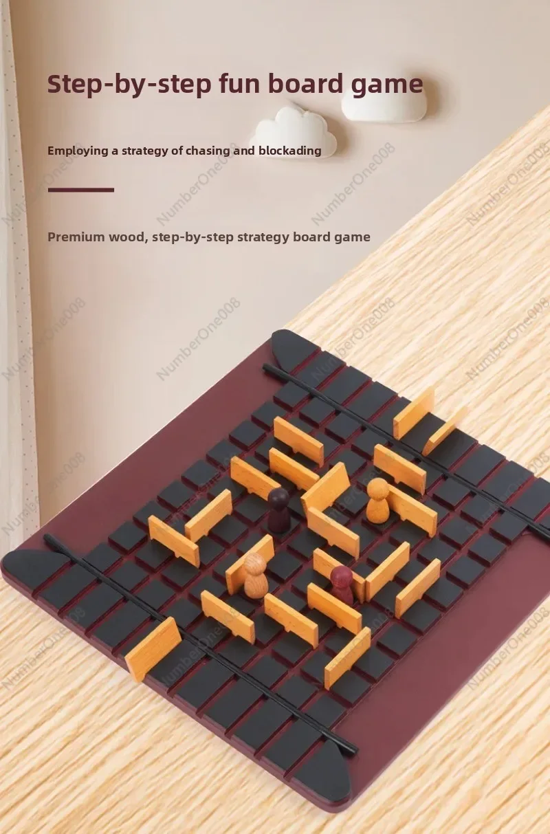 Step By Step To Win Board Game Chess Chase And Intercept Rabbit Siege Board Game Early Childhood Education Puzzle Game