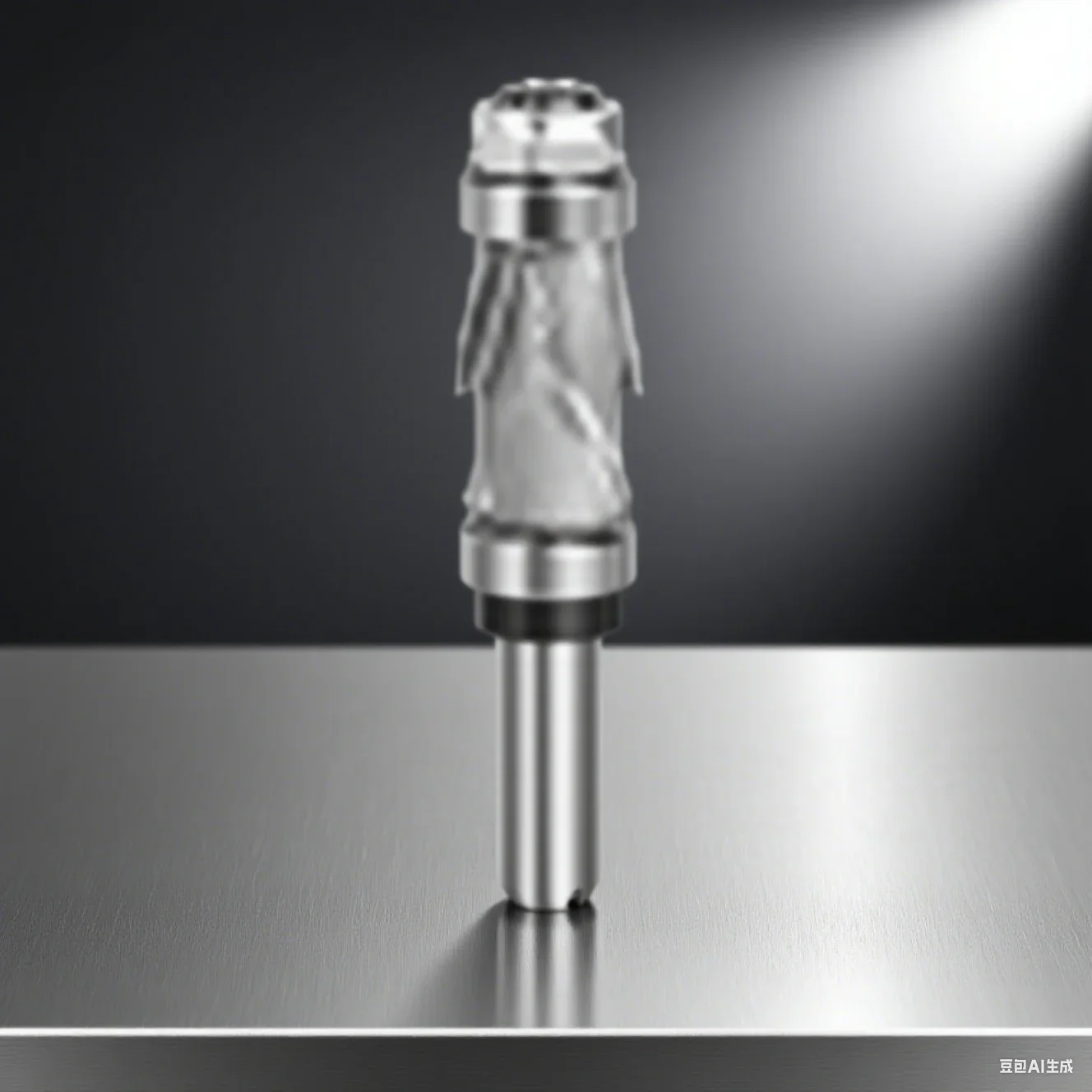 

Carbide Compression Spiral Router Bit with 12 Shank 1 2 Inch for Accurate Flush Trimming on Woodworking Projects