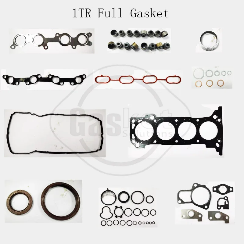 1TR 1TRFE Engine head gasket set for Toyota Dyna HiAce ToyoAce Hilux Innova 2.0L