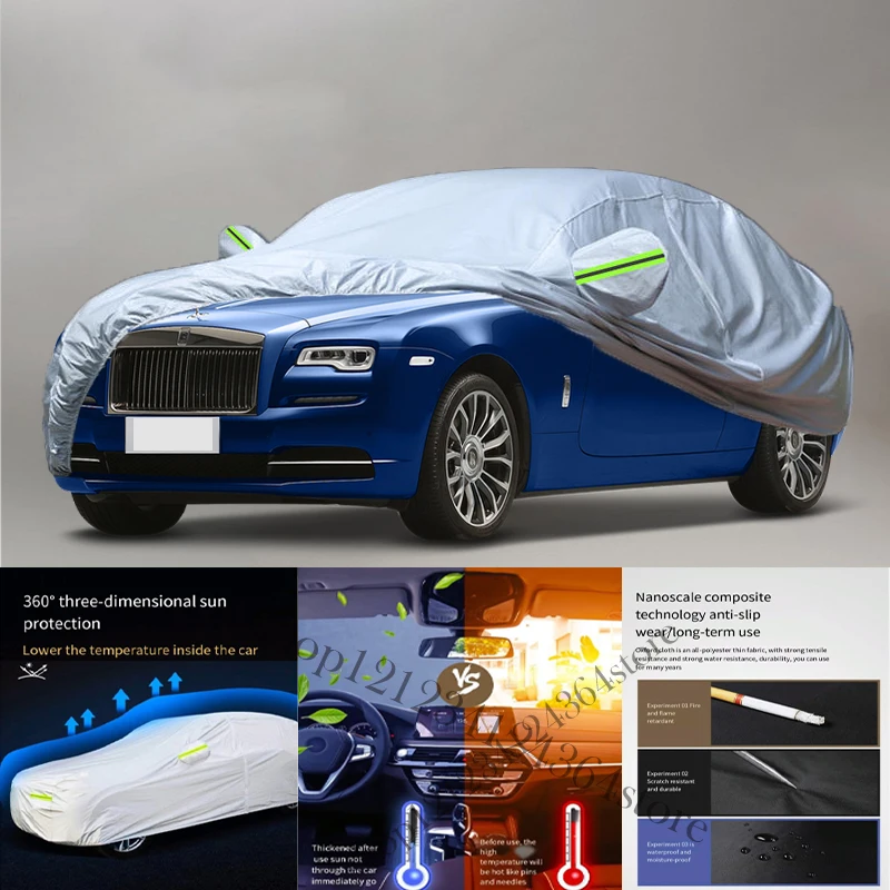 

For Rolls royce dawn Fit Outdoor Protection Full Car Covers Snow Cover Sunshade Waterproof Dustproof Exterior Car cover