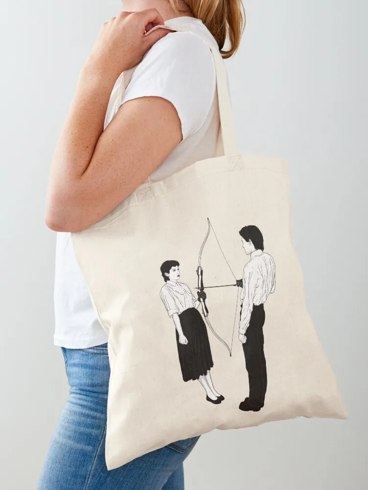 

Marina Abramovic and Ulay Rest Energy Tote Bag tote bags aesthetic cute tote bag canvas bags custom fabric bag