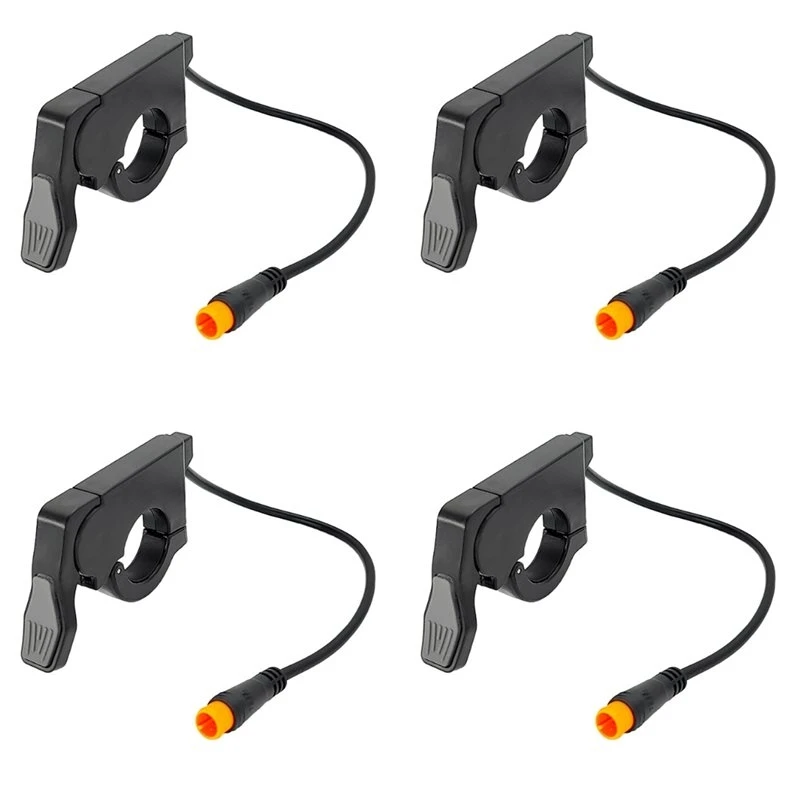 T22C 4X E Bike Throttle Quick Release Button Electric Accelerator Thumb Throttle M8 Port Throttle Release Handle