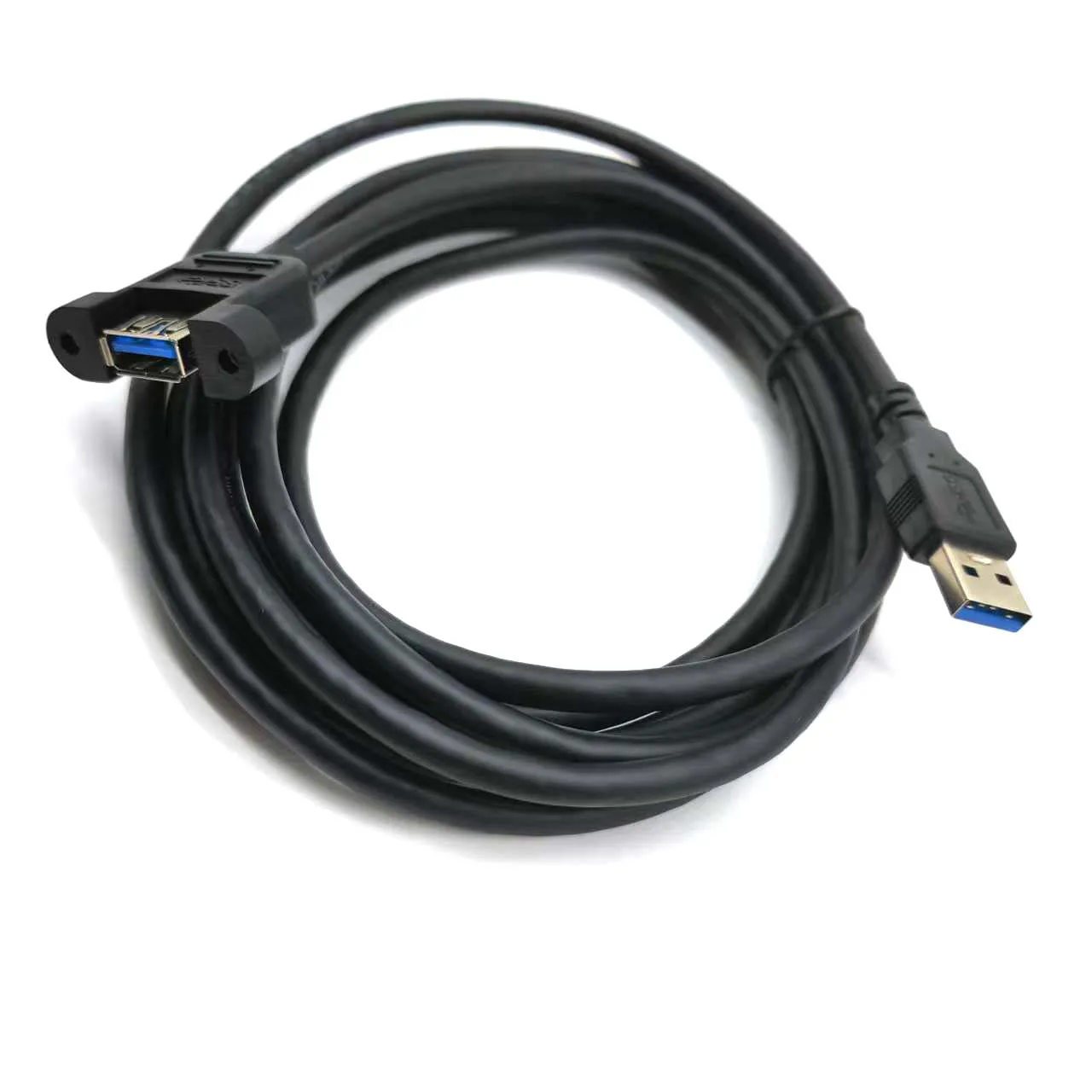 

Usb3.0 Male To Female Extension Cable High Standard With Screw Hole Baffle Cable
