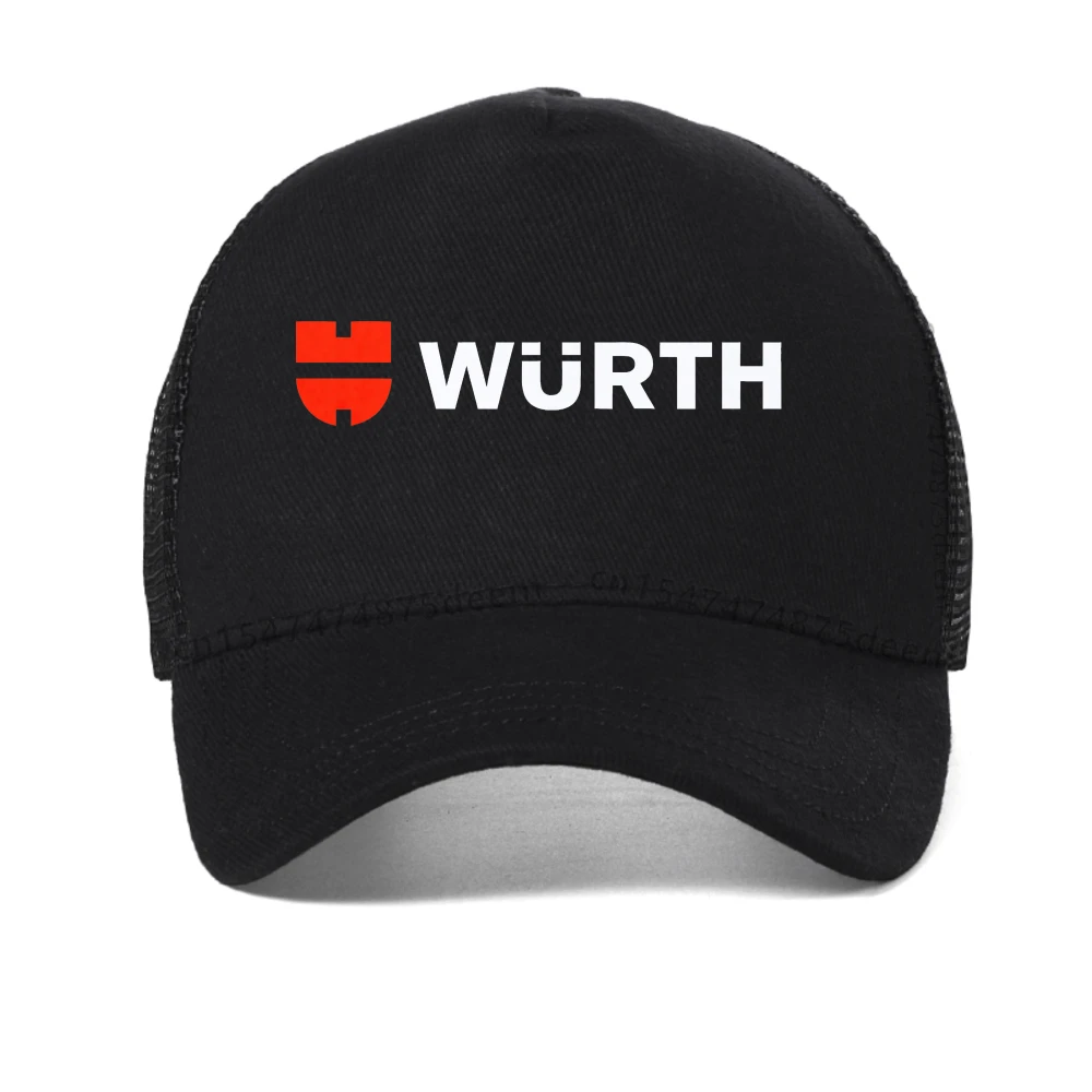 

Wurth Hand Tools Black and White baseball cap Stylish Leisure Amusing Printed Streetwear Vintage Harajuku caps mesh trucker hat