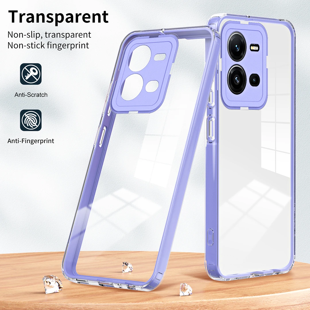 Airbag 360 ° Shockproof Case For OPPO Reno 8 7 Realme 10 C33 C35 A57 A96 A36 A16 A17 A77 Transparent Three In One Border Cover