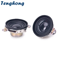 2pcs 41MM 2 Ohm 3W Bluetooth Full Range Speaker Unit Round Folding PU Edge Black Shiny Convex Cap For Home Theater Loudspeaker
