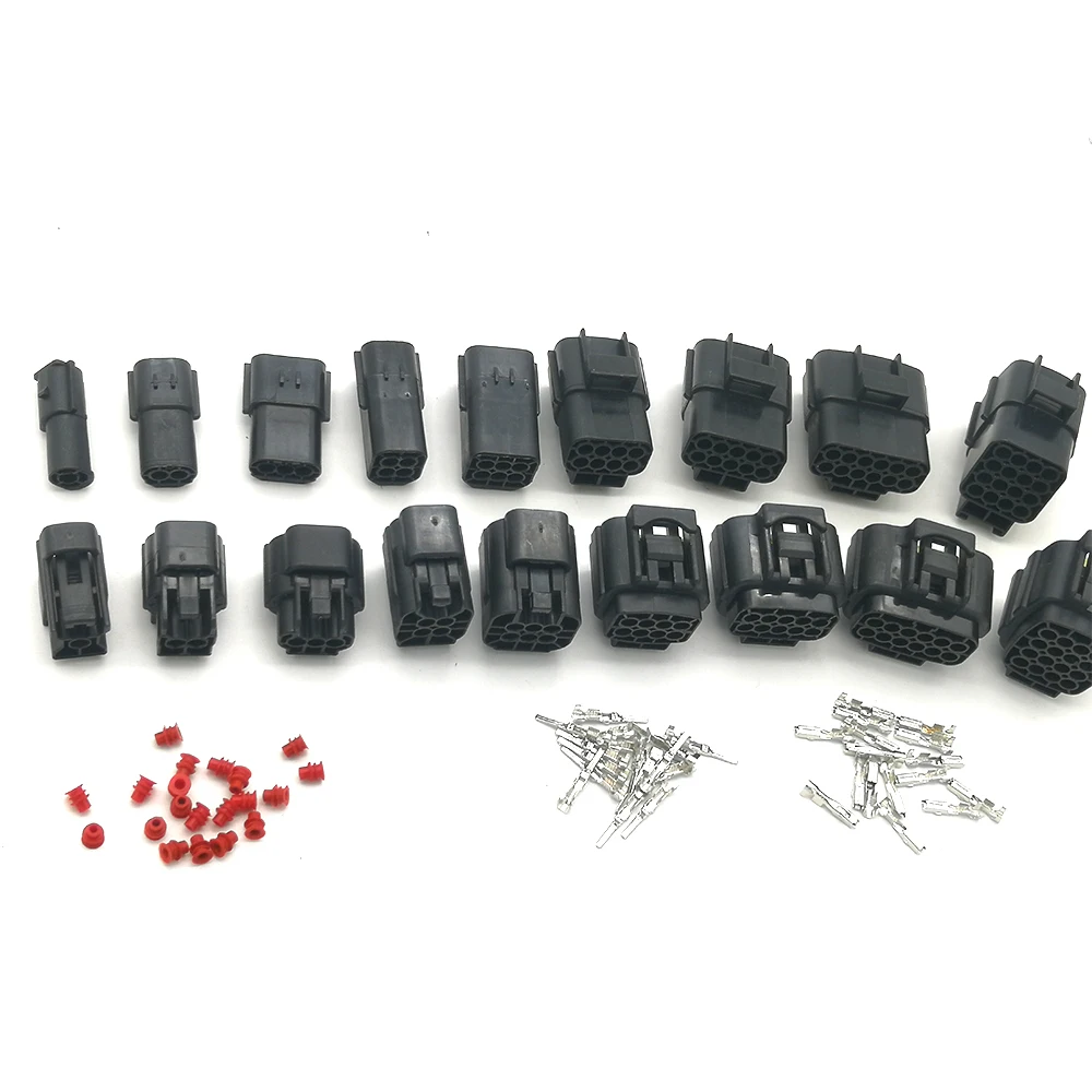 

1set 2P 3P 4P 6P 8p 10P 12P Male Female Electrical Waterproof Wire Connector Plug