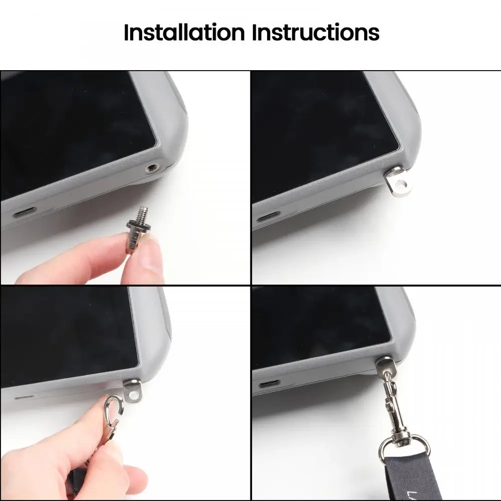 Cordão universal para controle remoto, para rc/rc 2, alça suspensa de pescoço para dji flip/neo/air 3s/mini 5 pro/mavic 4 pro, acessórios