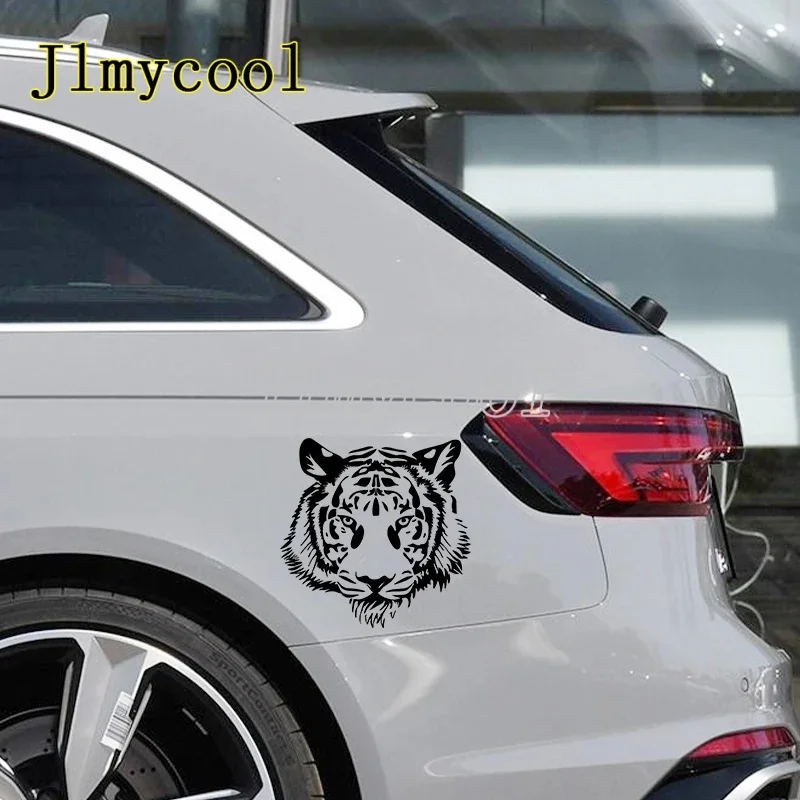 20*20CM POWERFUL TIGER HEAD Personality Styling Car Sticker Automobiles Motorcycles Exterior Accessories Vinyl Decal