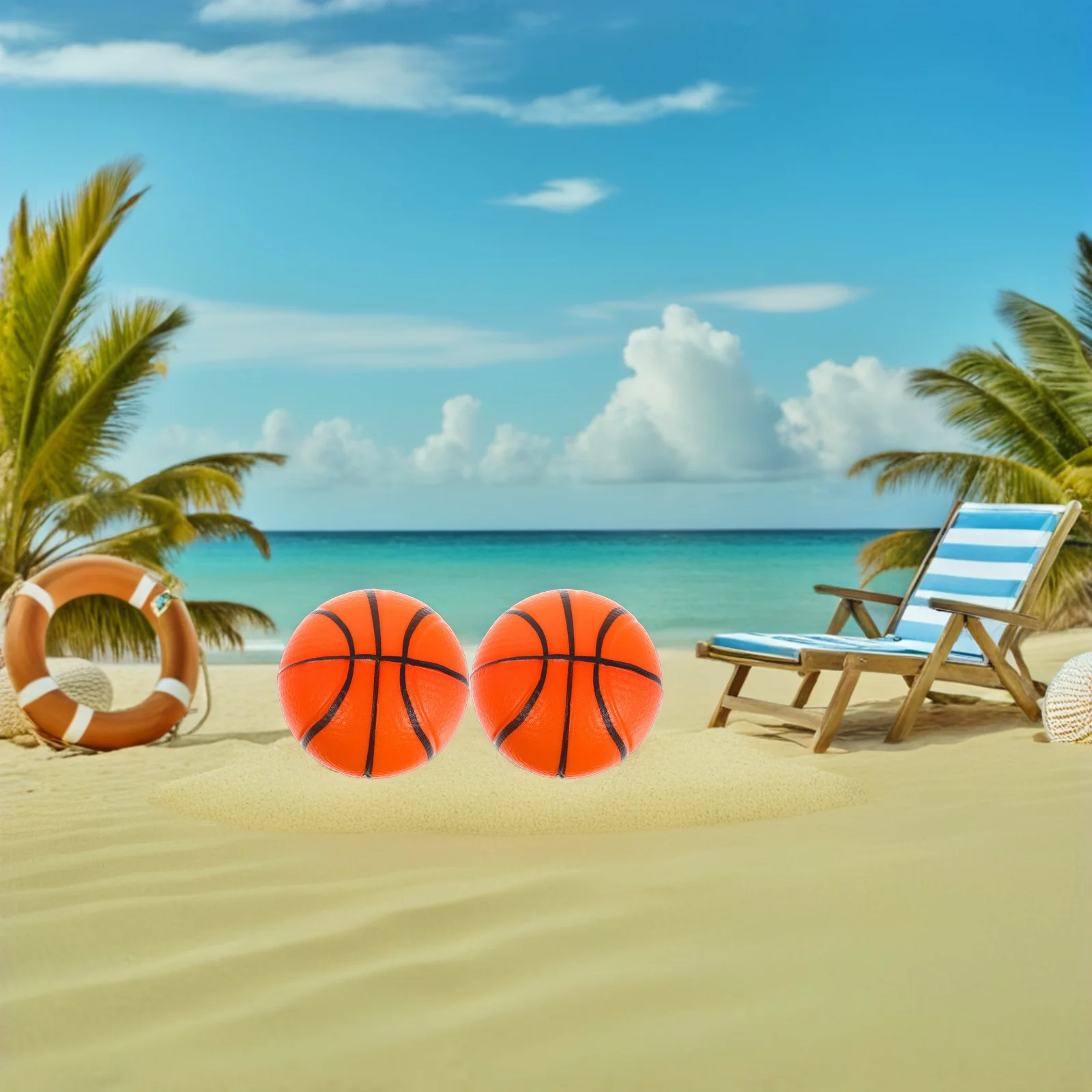 

8Pcs PU Foamed Basketball Stress Balls Mini Squeeze Balls for Kids Adults Stress Relief Motor Skill Improvement