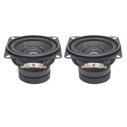 Altavoces portátiles de 2 pulgadas y 10W, sistema de sonido de cine en casa, 2 piezas, 4 Ohm, rango completo, magnético Dual