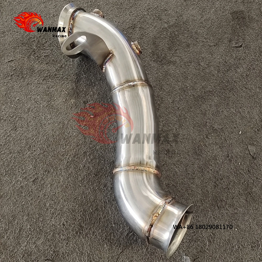 

Выхлопная труба (даунпайп) с катализатором для W205 C200 C250 C300, из нержавеющей стали 304, высокопроизводительная, с спортивным катализатором на 200 ячеек