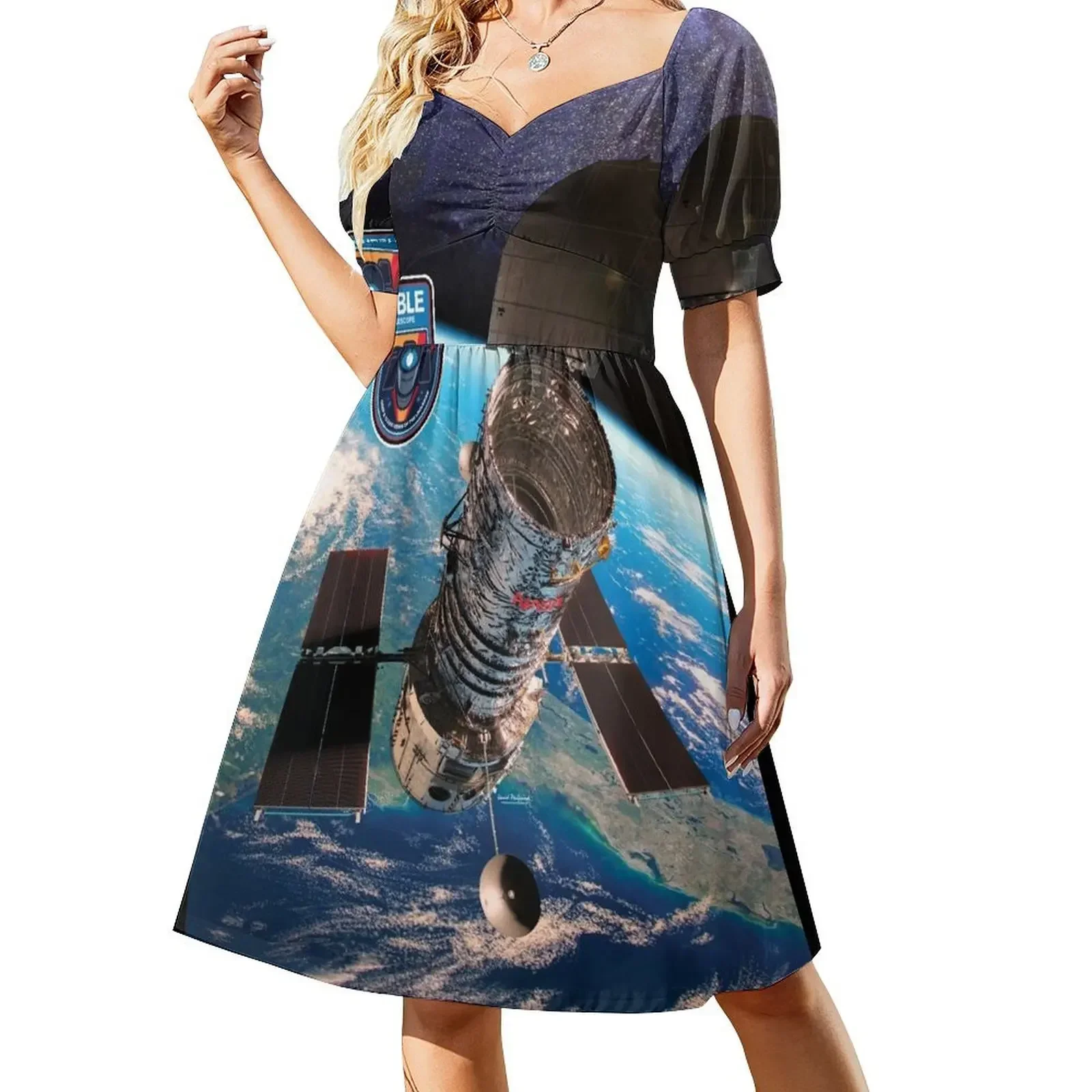 Hubble Space Telescope Sleeveless Dress beach outfits for women african dresses for woman cocktail dresses Dress