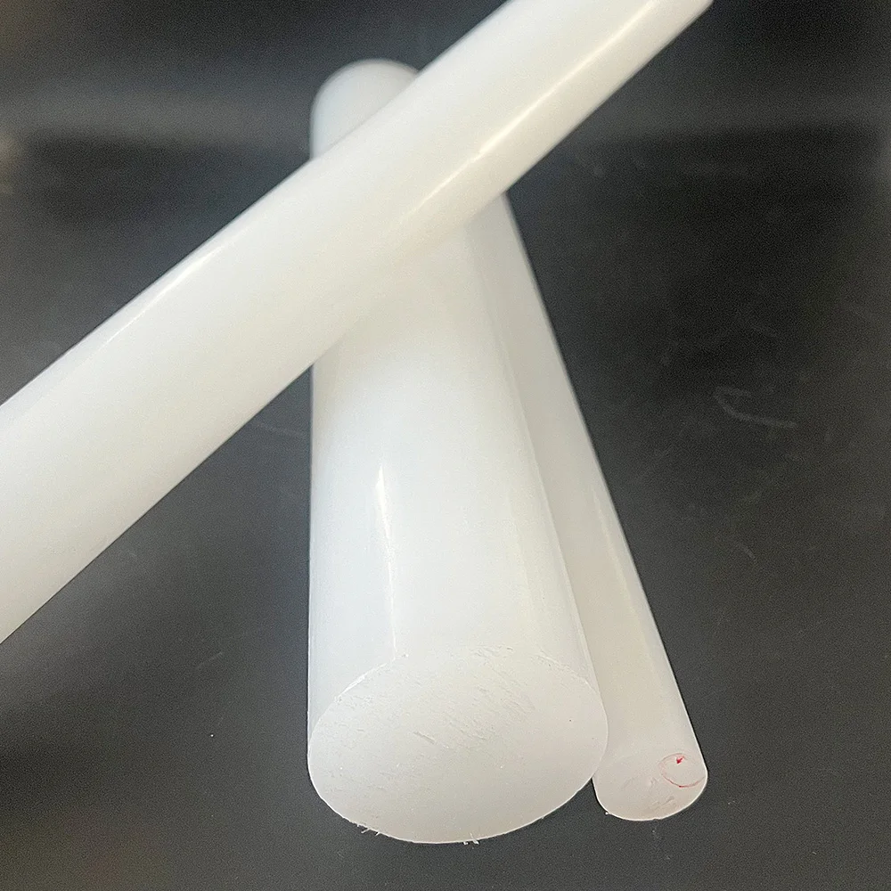 高品質PPロッド 直径：20～50mm。 長さ：100～500mm、旋盤、フライス盤、CNC精密加工用の特殊材料。
