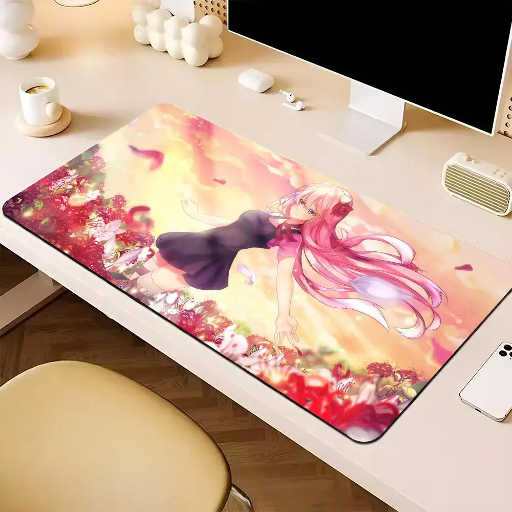 Elfen Lied Mouse Pad E-sports players game teclado XXL Large Computer Laptop Non-slip Keyboard Desk Mat Computer Game CS lol