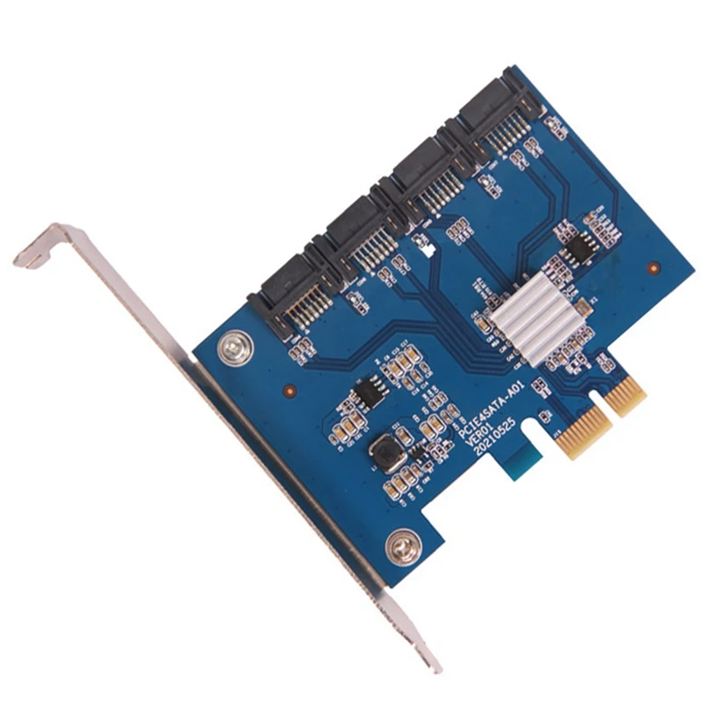 PCIE to SATA 3.0 확장 카드, PCIE SATA 컨트롤러 어댑터, 4 포트, IPFS SATA 하드 디스크 어댑터 카드