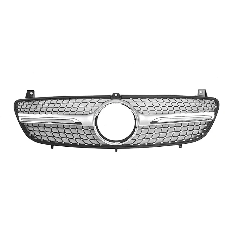 Front Grille For Mercedes-Benz W639 Viano/Vito 2006 2007 2008 2009 2010 Front Bumper Racing Diamond Grill Tuning Accessories