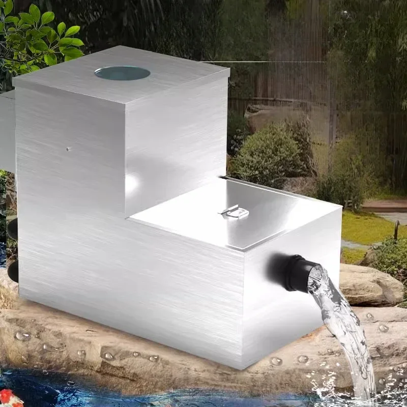 

Fish pond filter conversion micro filter, water circulation purification system outdoor stainless steel filter equipment