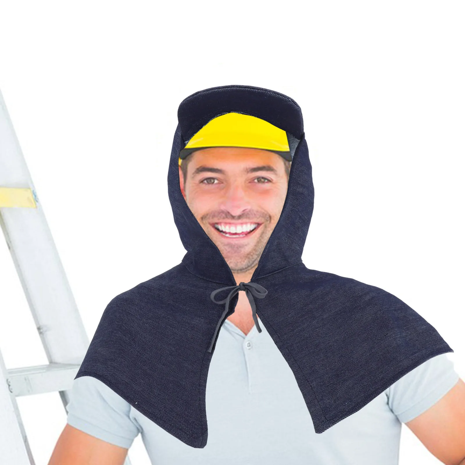 غطاء محرك السفع الرملي من الدنيم الناعم معدات واقية لقطع مشاريع الصنفرة التي يمكنك صنعها بنفسك هيكل غطاء محرك السيارة المقاوم للرياح للجنسين