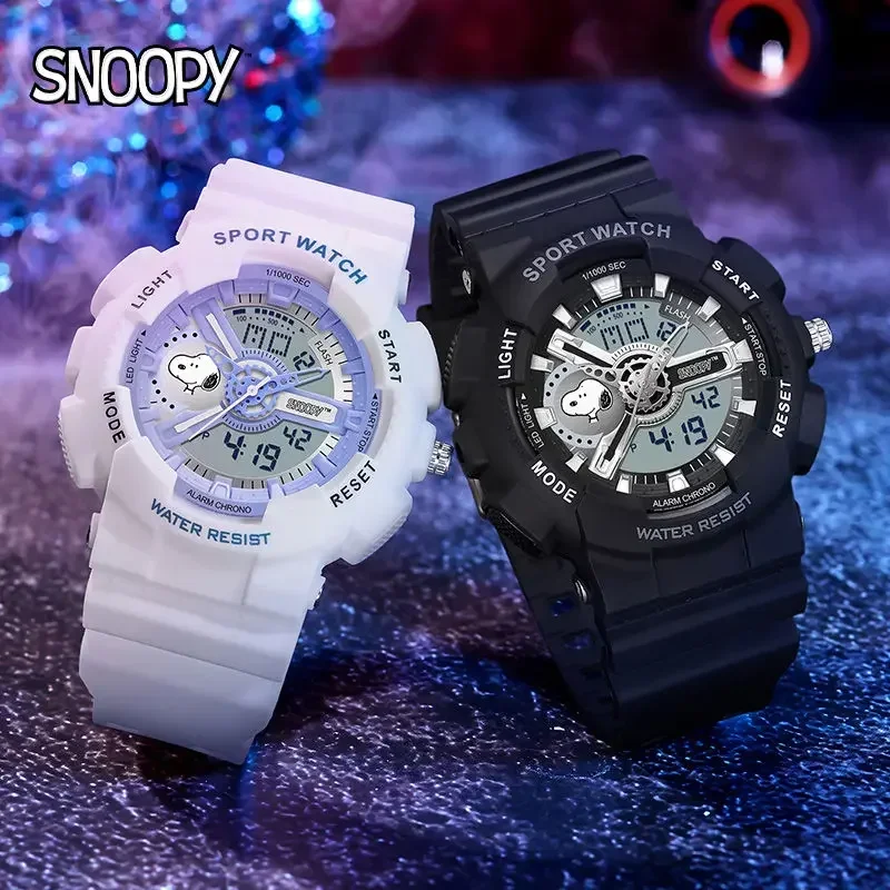 New Snoopy creative cartoon creative pattern watch for men and women same style youth sports waterproof electronic watch bestie