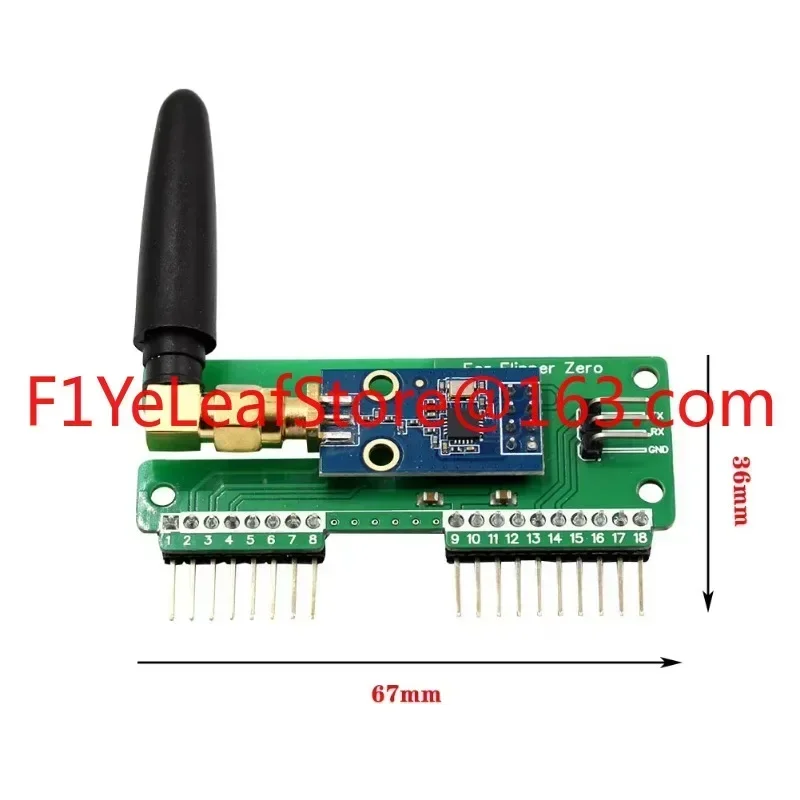 433MHz WiFi With Antenna Pet Dolphin Programs Open Source Multi  Development Board For Flipper Zero CC1101 Module SubGhz