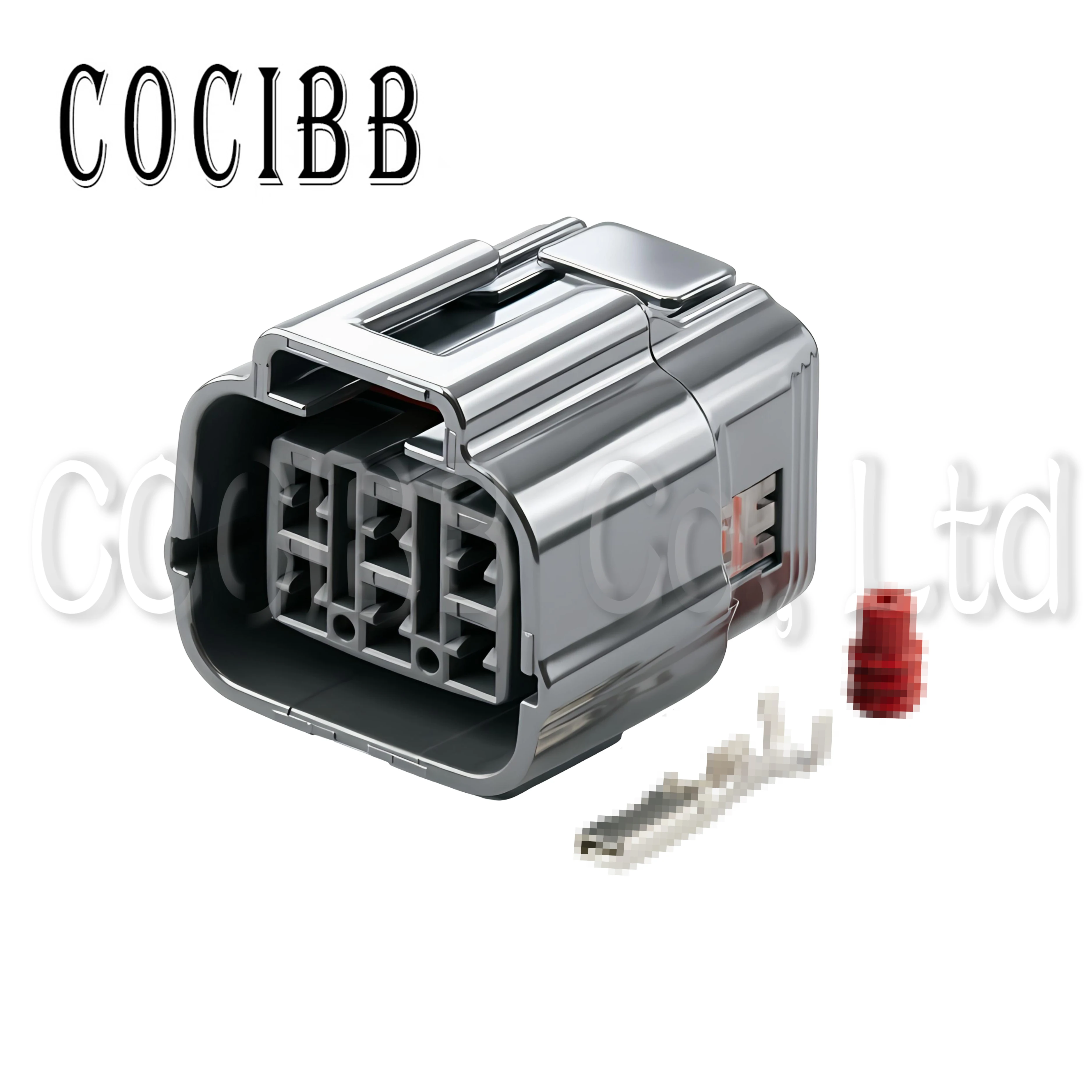 1 Set 6 Pin Male Female Waterproof Auto Connector Car Accelerator Throttle Pedal Plug 6195-0024 6195-0021
