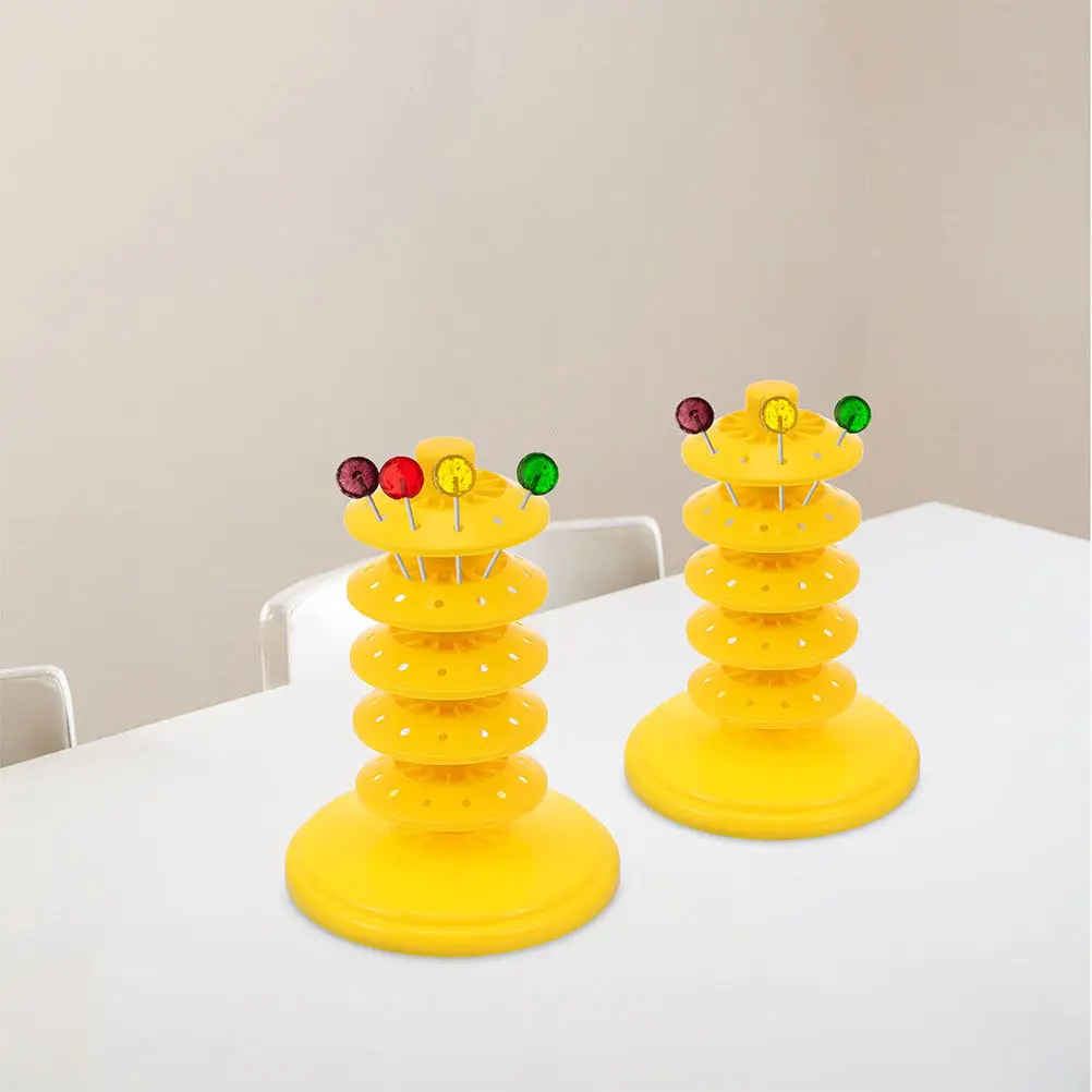 4Pcs Lollipop Display Stand PP Circular Multi-Hole Multi-Layer Adjustable Shelf for Lollipops Supermarket Store Display Rack