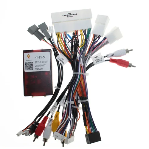 Cable de arnés de cableado estéreo de Radio de coche Canbus Android 16pin para Hyundai Sonata 9 para KIA KX5 KX7 2016+
