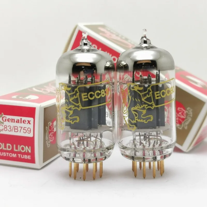 Brand new russian golden lion ecc83 direct replacement 12ax7digital tube, precision paired digital tube