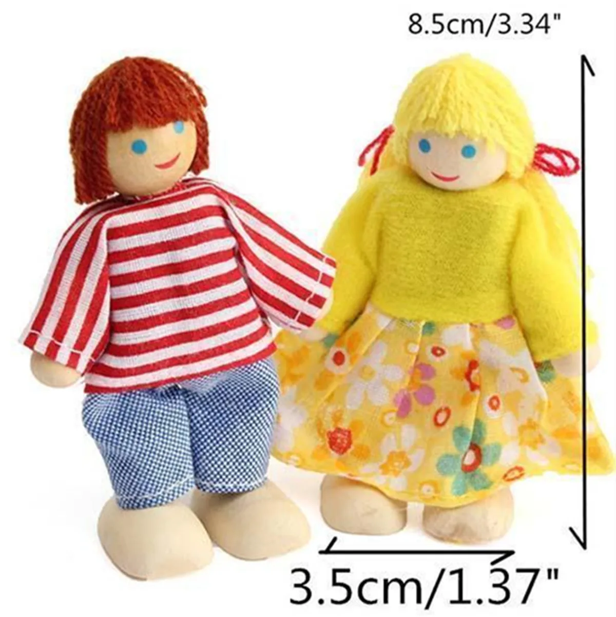 Drewniany zestaw miniaturowych mebli do zabawy w role, akcesoria łazienkowe, ręcznie robiony mini domek, dekoracja sypialni, prezent dla dzieci, domek dla lalek.