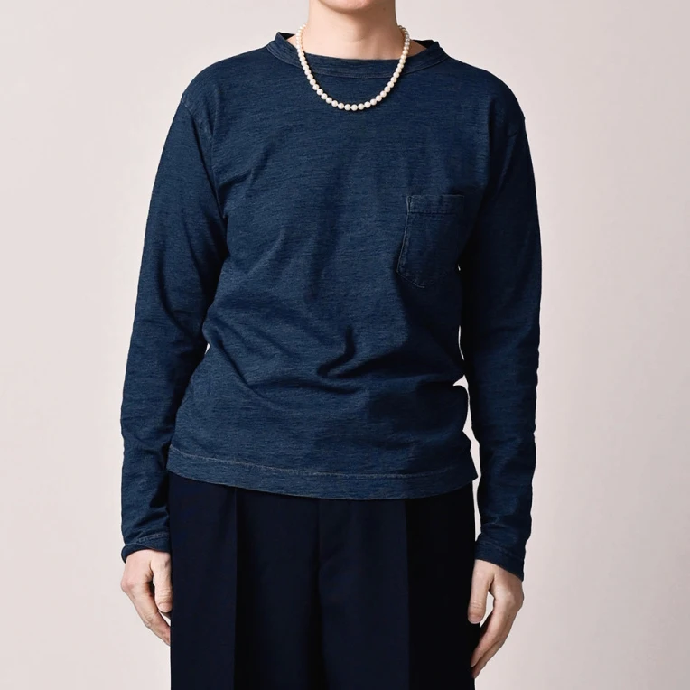 

Удобная футболка из бамбукового хлопка с длинным рукавом, повседневная, универсальная, с эффектом стройности, весна 2026, свободный крой, круглый вырез